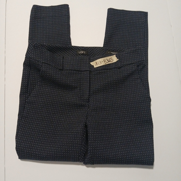 Loft marisa dots ankle woman pants size 4 - Picture 13 of 14